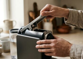 A cafeteira de cápsula faz um barulho ensurdecedor de motor, mas não puxa a água do reservatório? A cavitação da bomba por bolha de ar