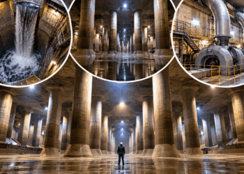 Catedral subterrânea na Grande Tóquio tem 59 pilares de 18 metros e um túnel de 6,3 km: estrutura escondida recebe enxurradas antes de inundarem a cidade