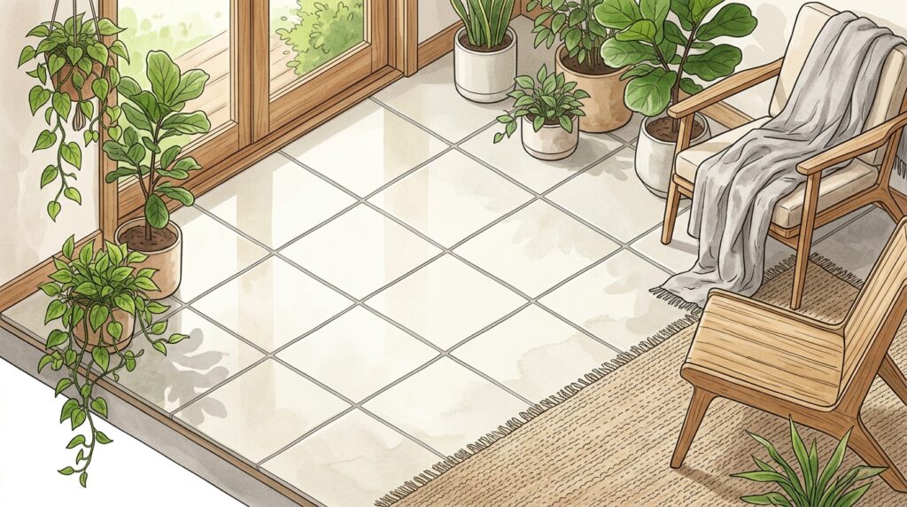 O rejunte do piso da sala está com uma linha escura encardida que não sai por nada com água e sabão? A porosidade do material absorveu sujeira