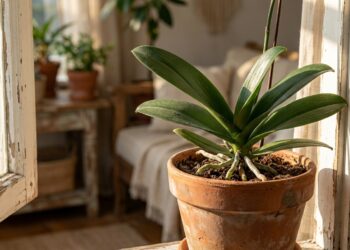 A orquídea perdeu as flores e ficou apenas com folhas verdes o ano todo? O choque térmico noturno é o gatilho que falta para a floração