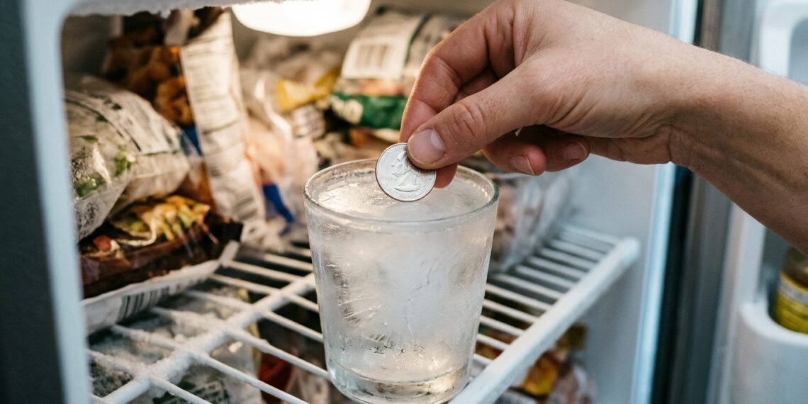A técnica de prevenção mais eficiente sobre como o truque da moeda na geladeira salva seus alimentos do lixo