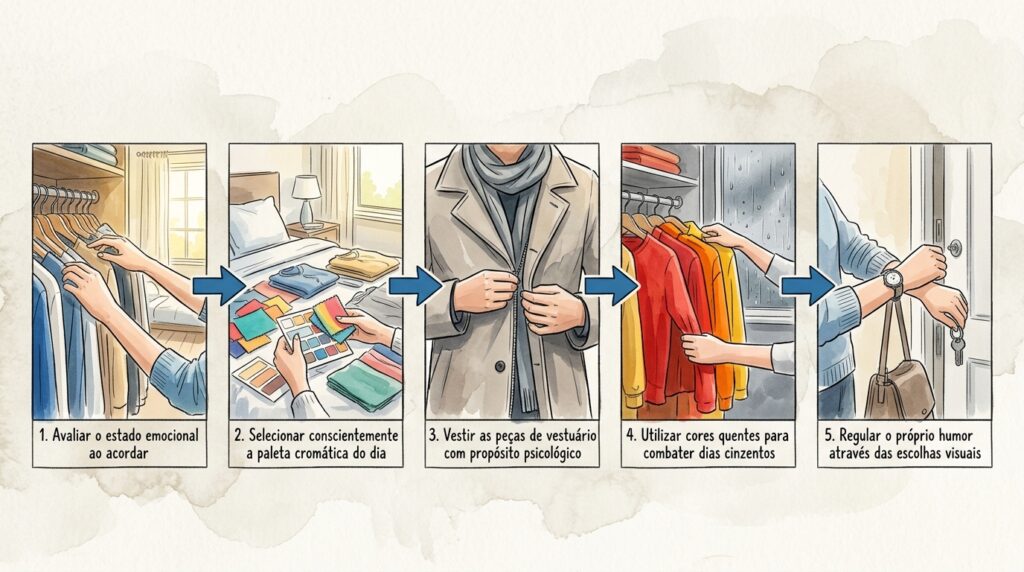 A técnica de expressão mais eficiente sobre o que a cor da roupa que você usa diz sobre o seu subconsciente